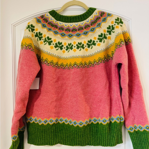 NWT Kiel James Patrick Fair Isle Irish Sweater Size M - Picture 2 of 6